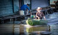 Kambodscha Floating village-5259